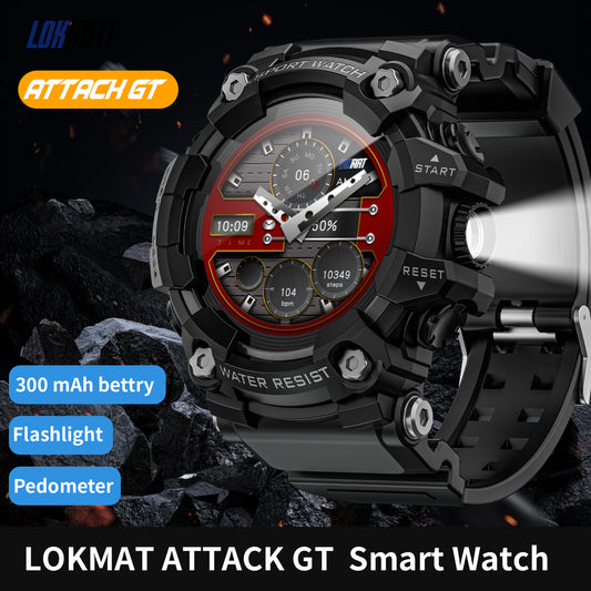 LOKMAT New Flagship ATTACK GT Rugged Military Smart Watch