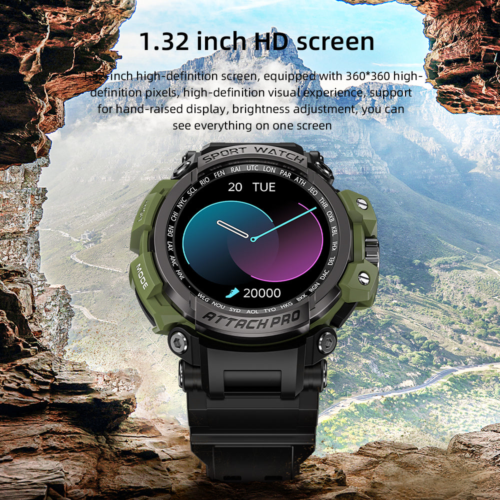 LOKMAT ATTACK Smart Watch Fitness Tracker Bluetooth Watches Heart Rate  Monitor Sports Waterproof Watch for IOS/Android-Blue: Amazon.co.uk: Sports  & Outdoors